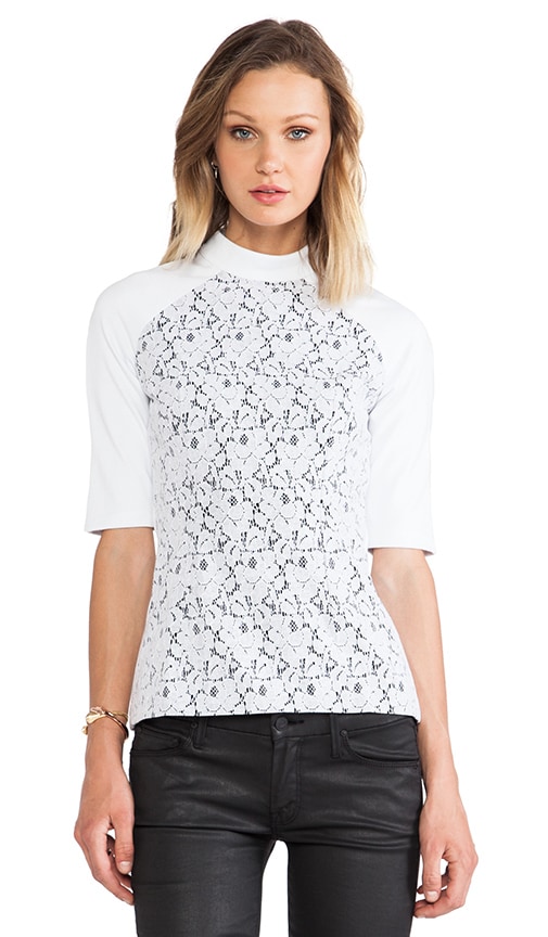 Lace Overlay Top