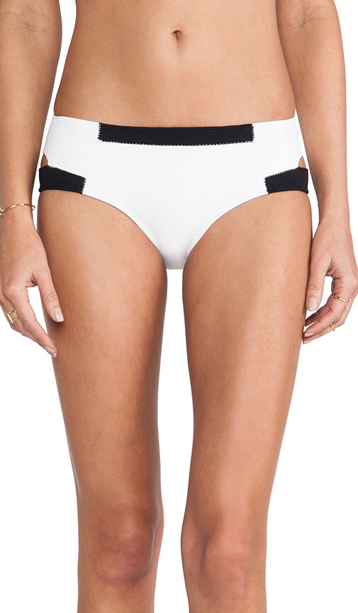 Neoprene Cut Out Bikini Bottom