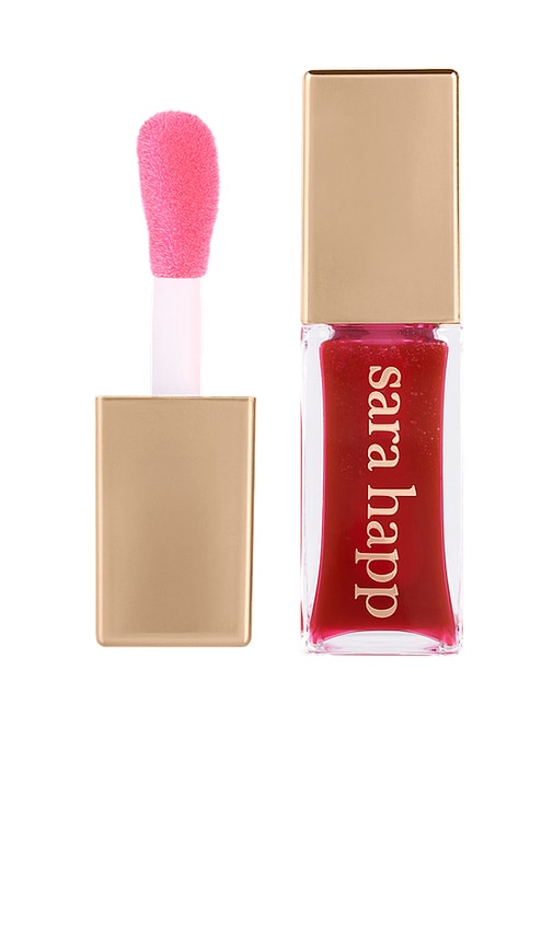 sara happ Cushion Kiss Lip Oil in Berry.