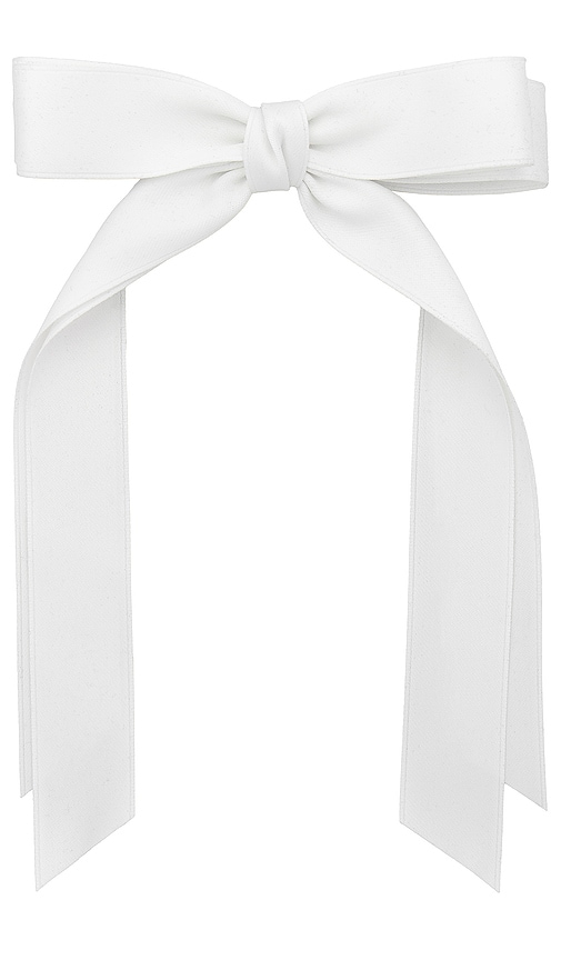 Shashi Hair Bow In White
