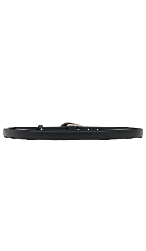 Shop Shashi Oval Buckle Belt In 黑色