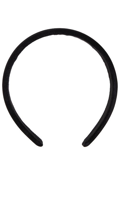 Shop Shashi Velvet Headband In 黑色