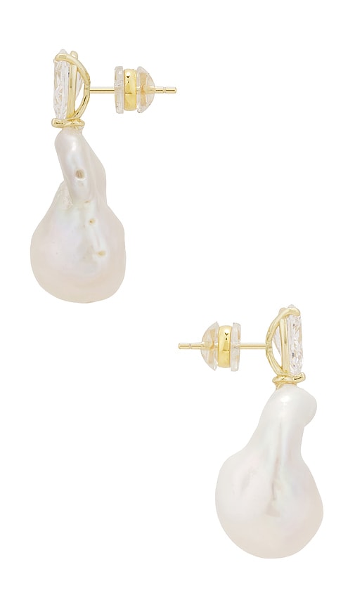 Shashi Violette Earring In 象牙白
