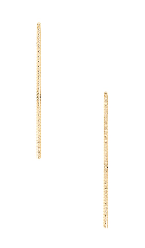 Lucrezia Earring in Metallic Gold.