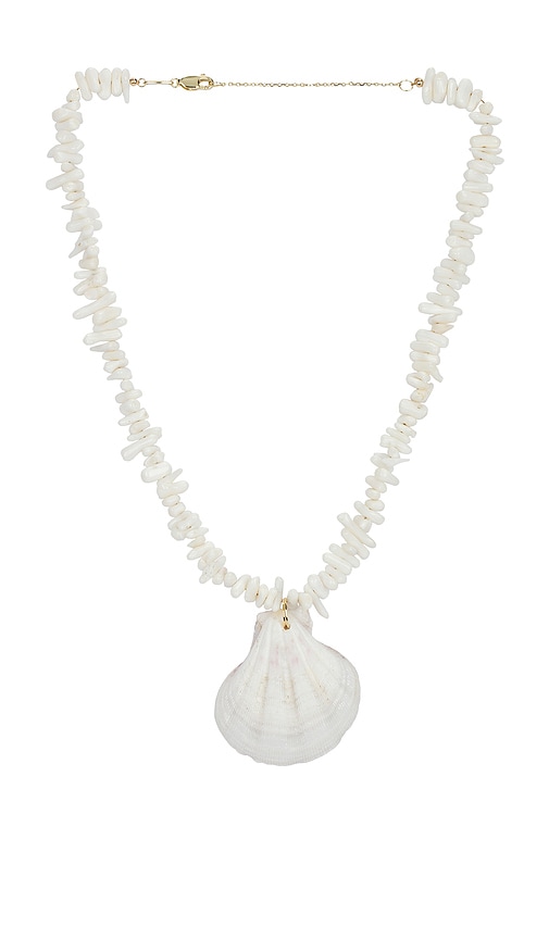 Pelicano Necklace in White.