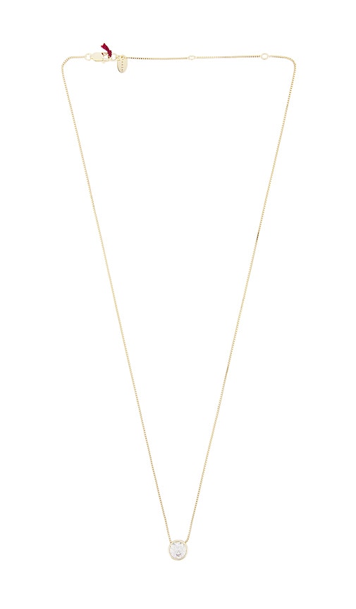 Shashi Bezel Necklace In Gold