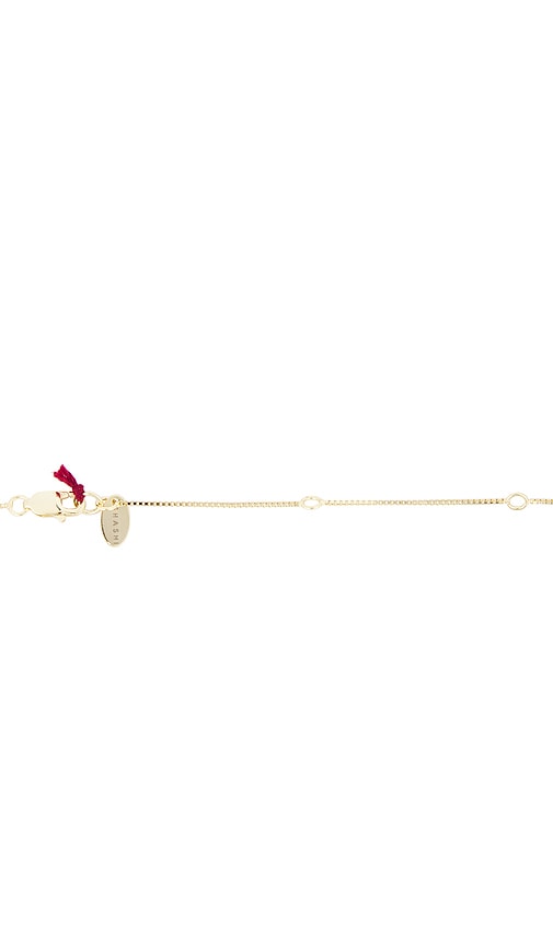  Shashi Halskette Mit Anhänger Bezel In Metallic Gold. 