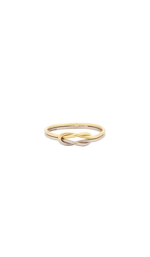 Shashi Knot Ring In Gold