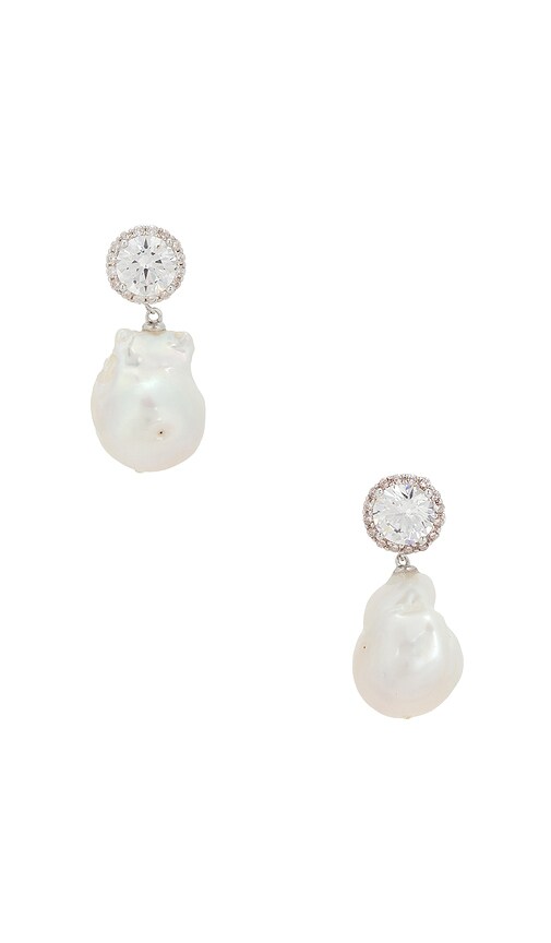 SHASHI Halo Pearl Earring