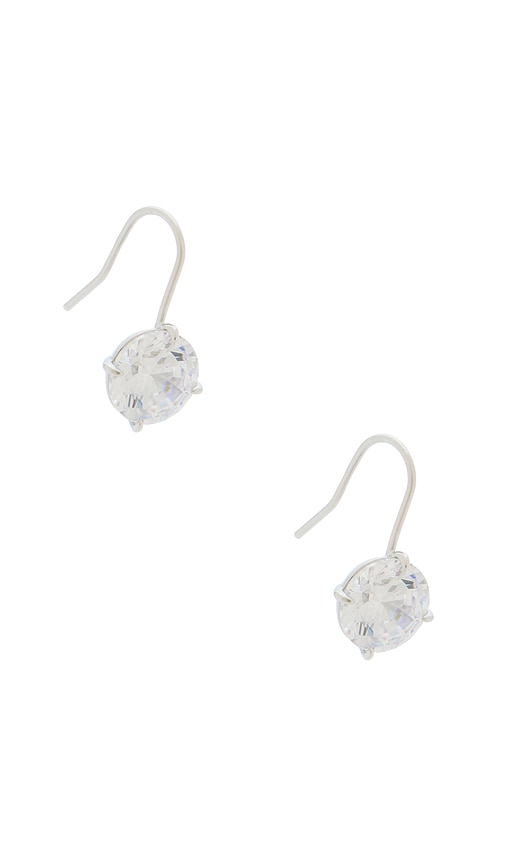 Shashi Caroline Drop Earring In Metallic