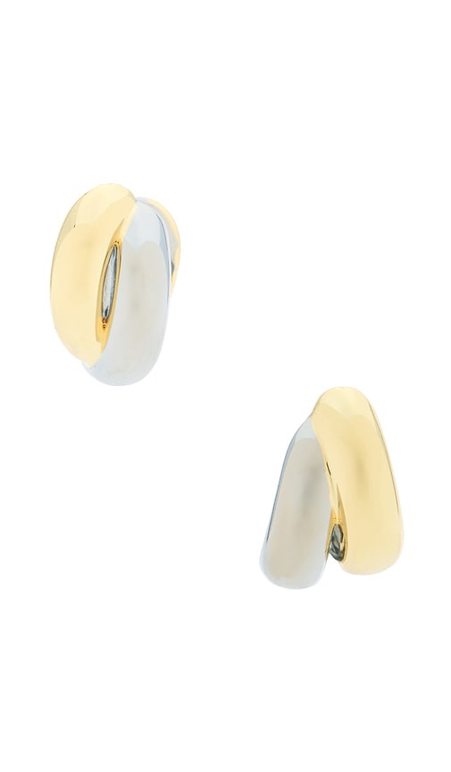  Shashi Ross Hoop In Metallic Gold. 