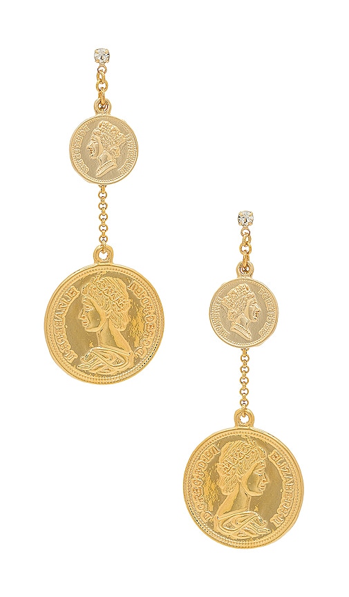 Coin Drop Earring
