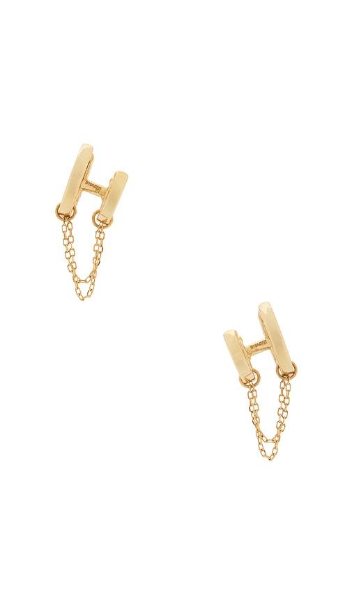 Shashi Double Katerina Chain Earring In Gold