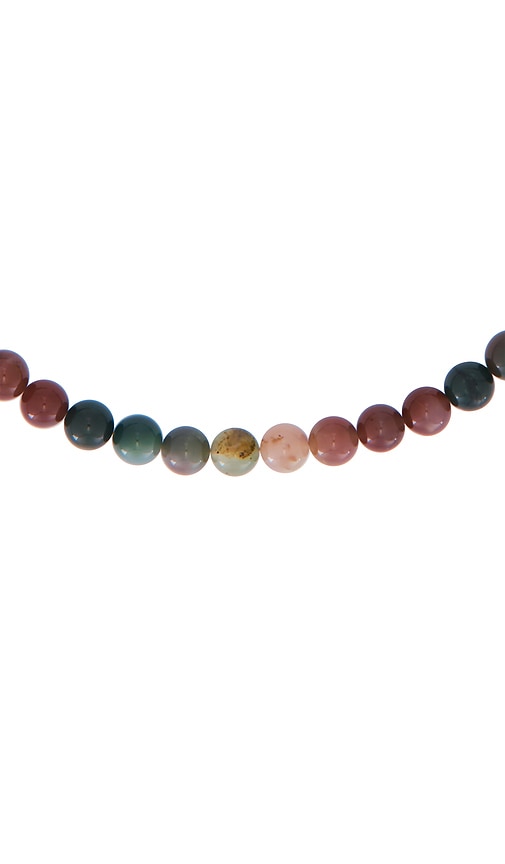 Shashi James Agate Necklace In Pink
