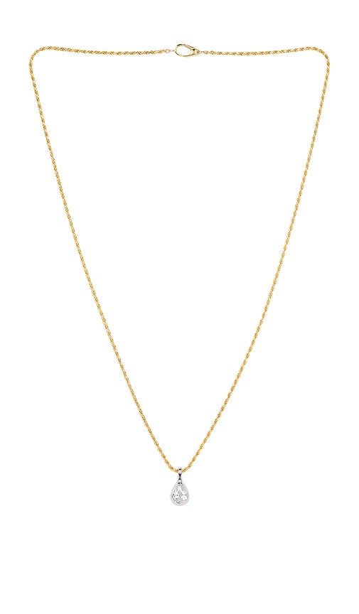 Pear Diamond Chain Necklace