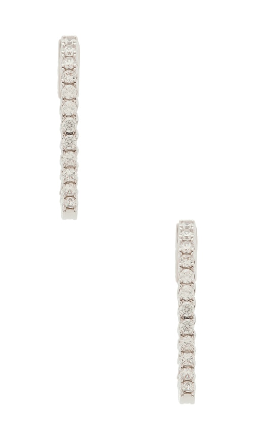  Shashi Ohrring In Metallic Silver. 