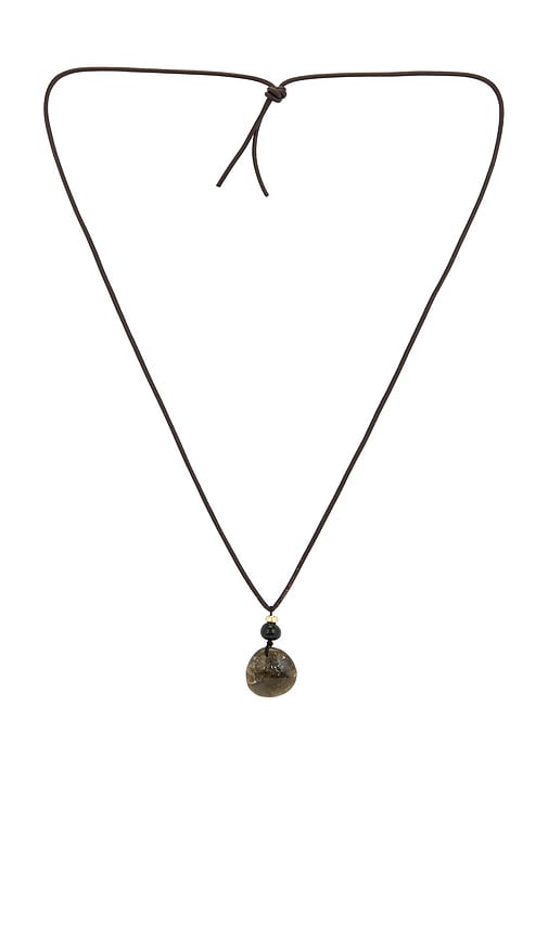 SHASHI x REVOLVE Connor Gemstone Long Necklace in Chocolate 168$