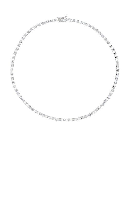 Oval Tennis Necklace
