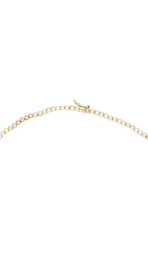  Shashi Halskette Bezel In Metallic Gold. 