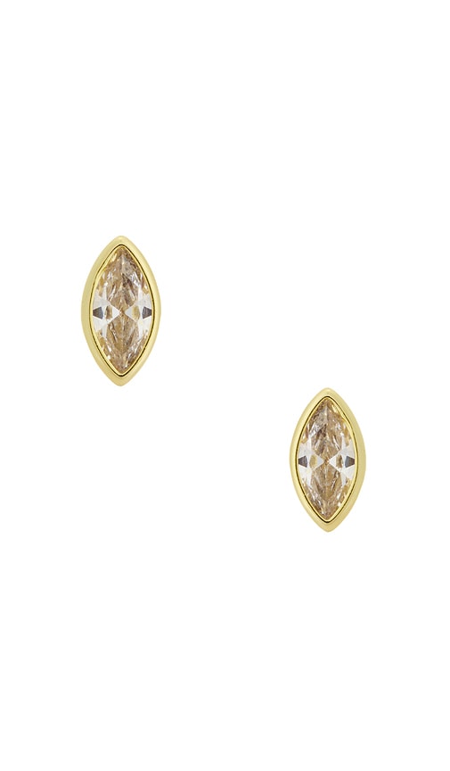 Marquise Bezel Stud