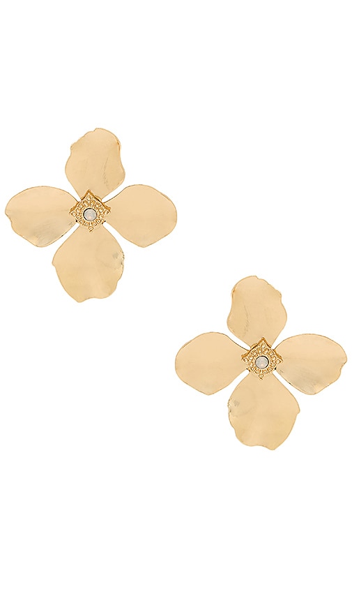 Large Flower Stud Earrings