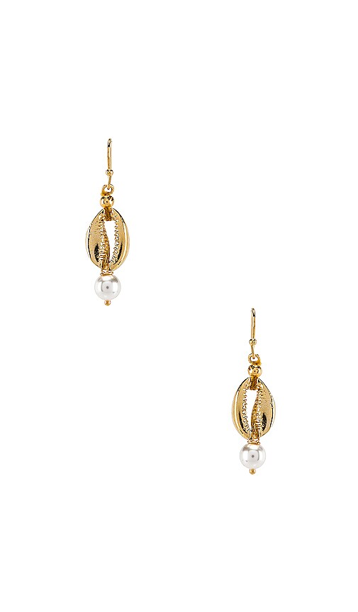 Sea Pearl Huggie Earrings