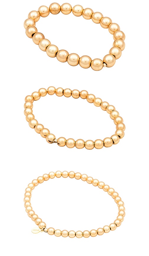 SHASHI Paloma Bracelet Set in Gold | REVOLVE