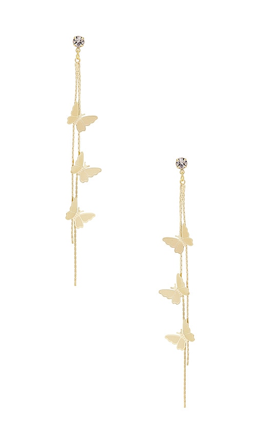 SHASHI Mariposa Earring in Gold