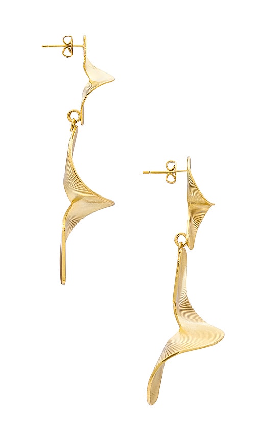 Shop Shashi 1974 Drop Earring In Gold