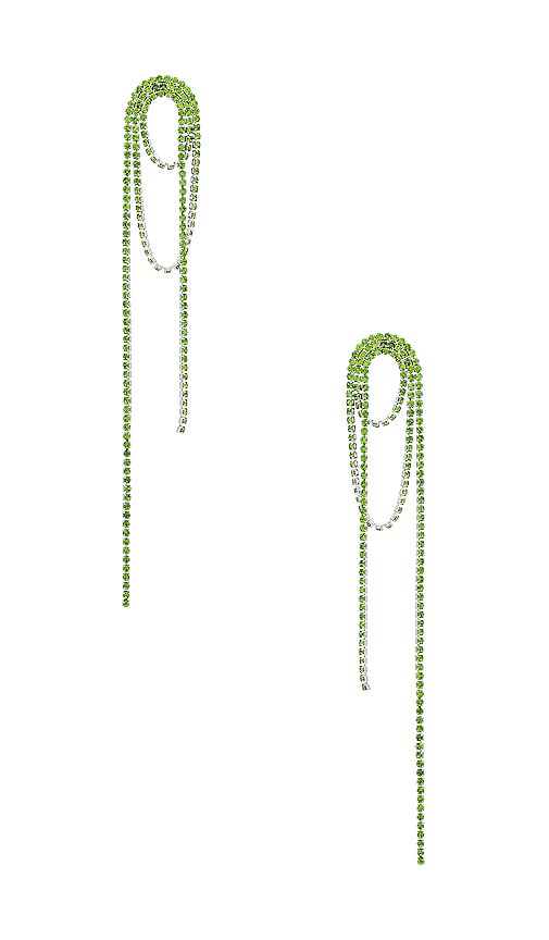 Shashi Vroom Earring In Green