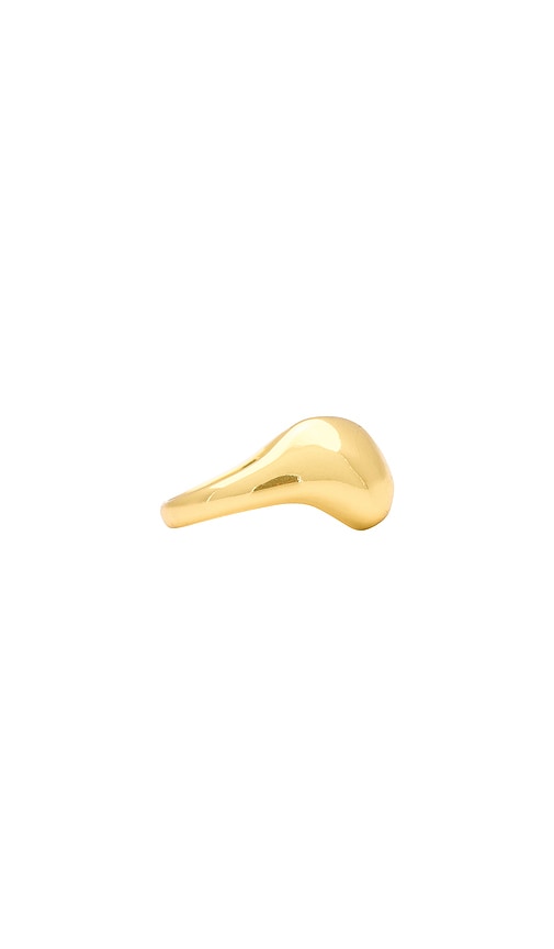 Shop Shashi Odyssey Ring In Metallic Gold