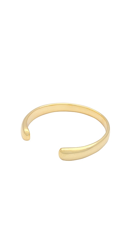 Shop Shashi Gina Cuff Bracelet In Metallic Gold
