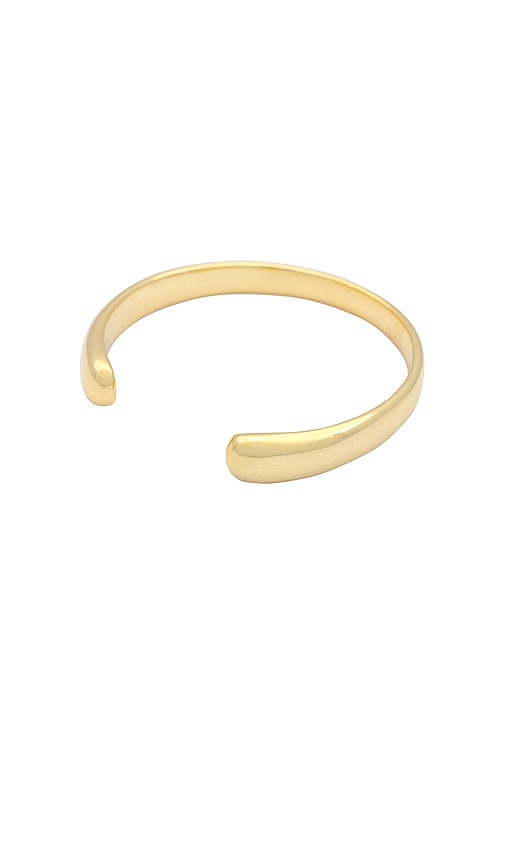 Shop Shashi Gina Cuff Bracelet In Metallic Gold