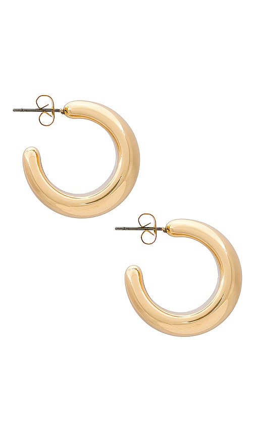 Shop Shashi Kasumi Hoop In Gold