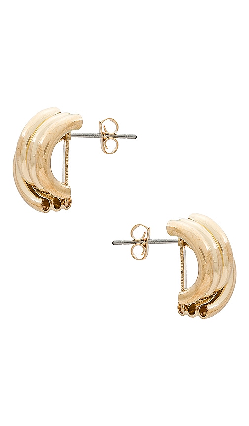 Shop Shashi X Revolve Knot Earrings In Gold