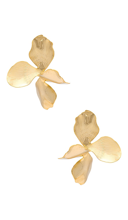 Shashi Hyacinthe Earring In Metallic Gold