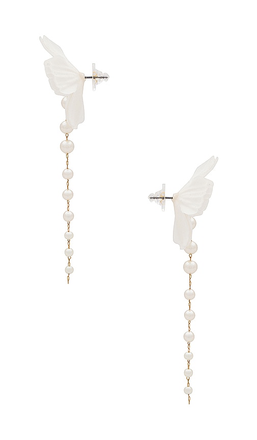 Shop Shashi Liaigre Earring In 珍珠