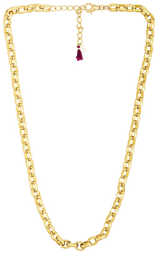 Shop Shashi Willow Necklace In 金色