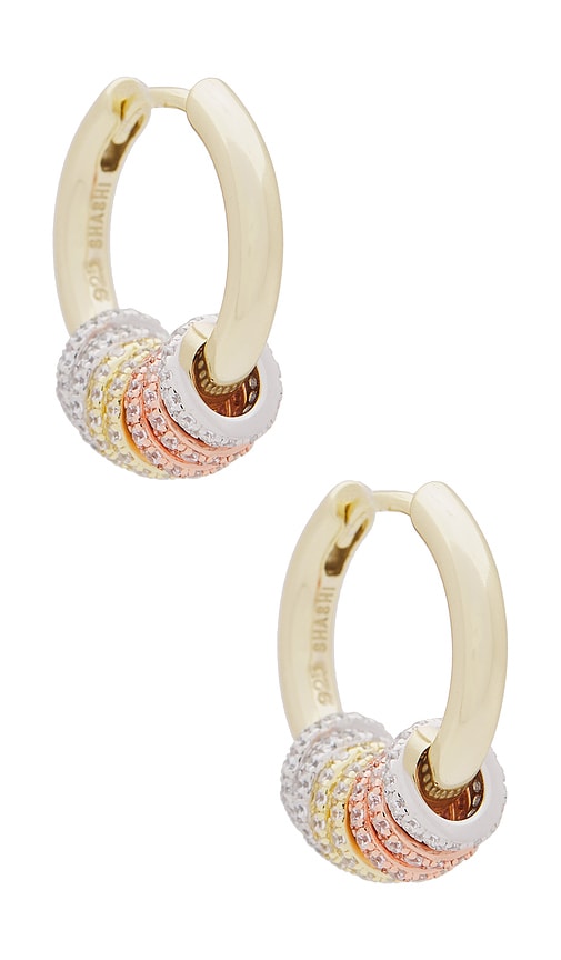 Shop Shashi Gaia Pave Earring In 골드