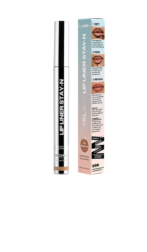 Sacheu Lip Liner Stay-n Peel Off Lip Liner In Muah-ve