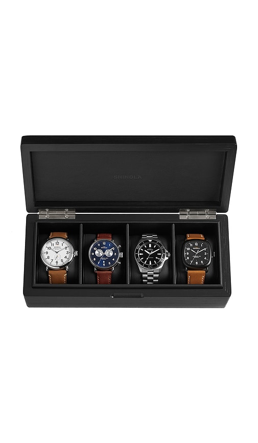 Shinola Watch Collector's Box In Black