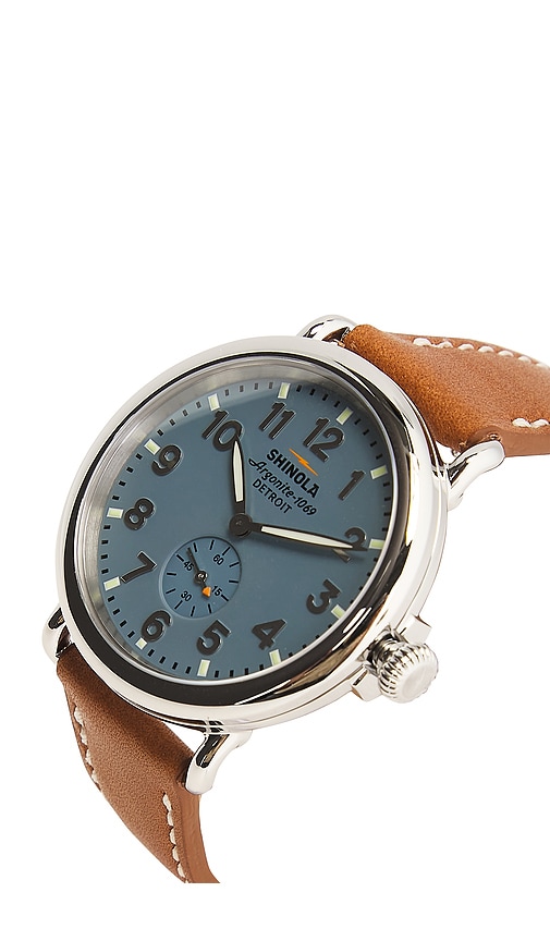  Shinola Runwell 41mm Watch In Grey. 