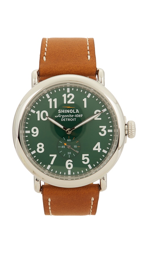 Runwell 47mm Watch in Green.
