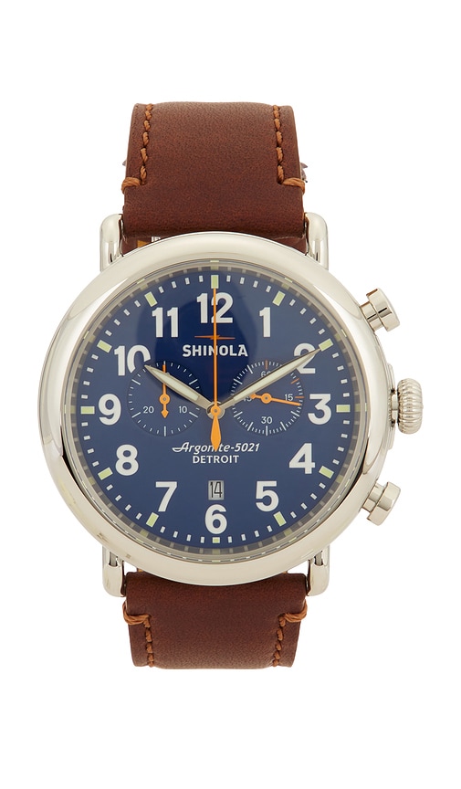 Runwell 47mm Watch in Blue.