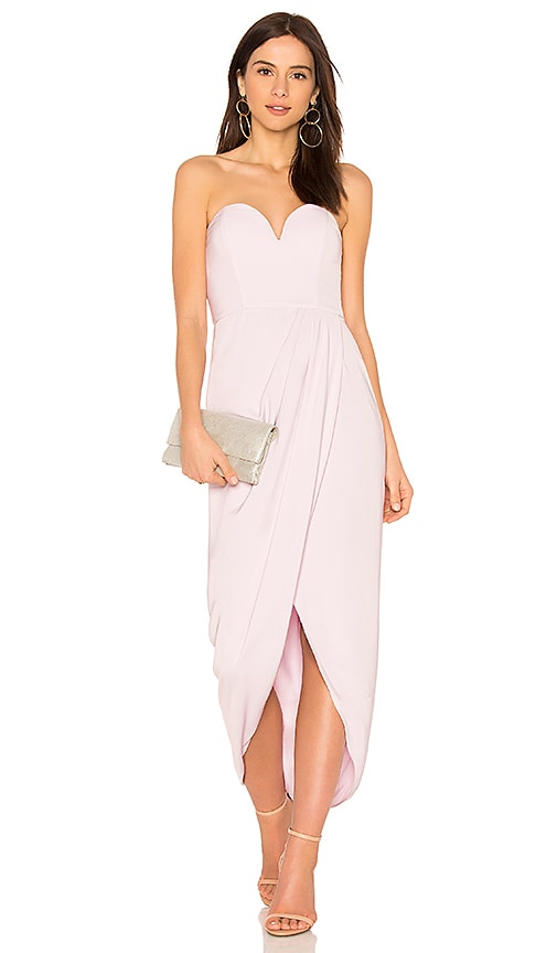 Shona Joy U Wire Bustier Dress in Lilac | REVOLVE