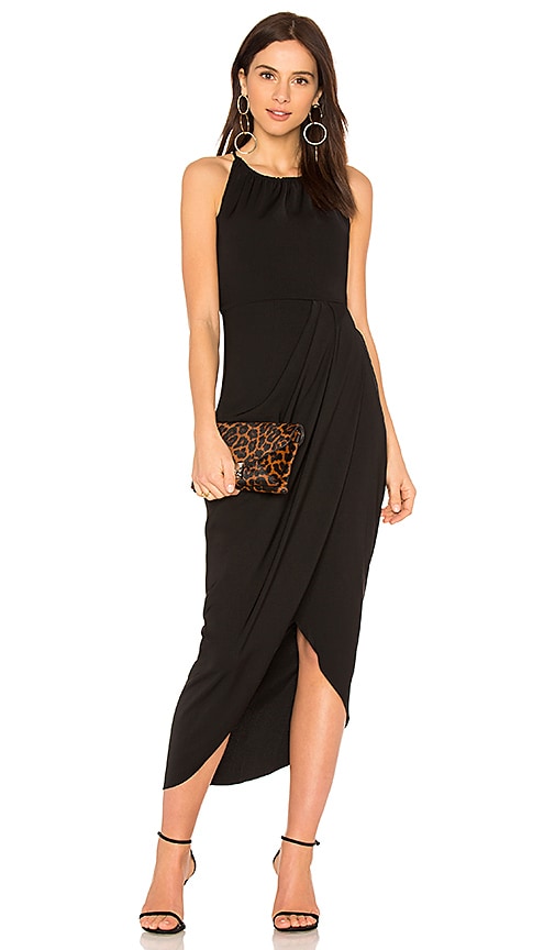 Shona joy core outlet high neck ruched dress