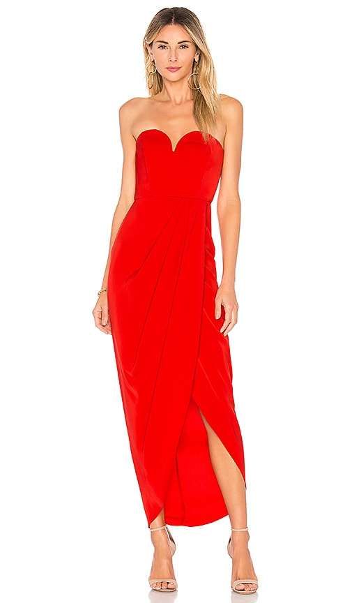 Buy > bustier red dress > in stock