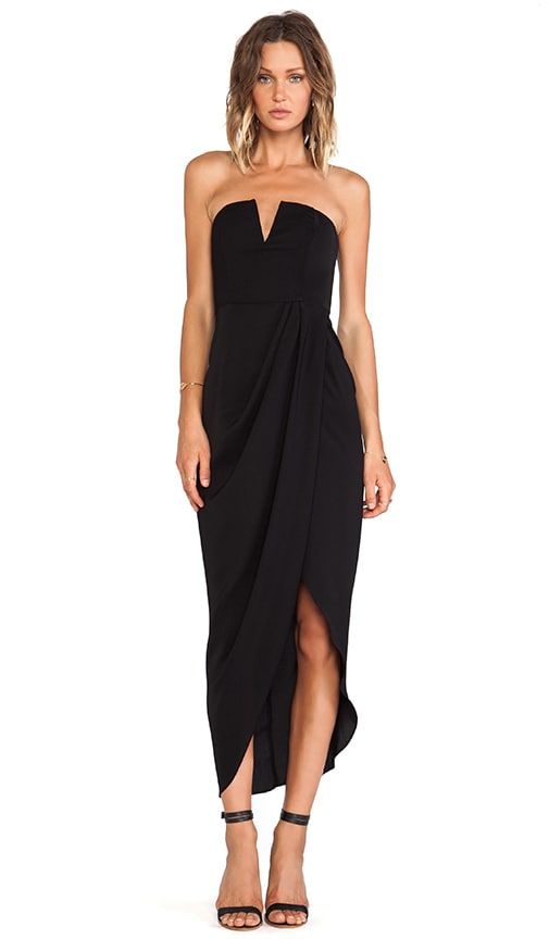 shona joy strapless dress