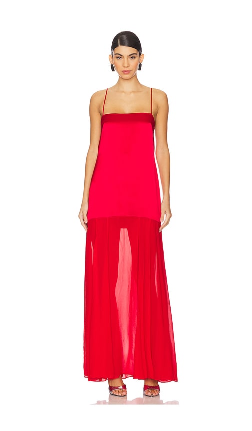 【Shona Joy】豪華サテンマキシドレスmoraya dropped waist maxi Shona Joy Moraya Dropped Waist Maxi Dress in Chilli | REVOLVE