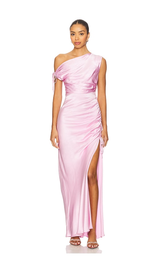 La Lune Gathered Maxi Dress